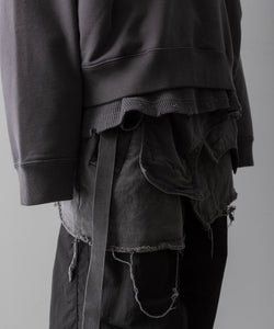 Fujimoto フジモトのOVERDYED WRAP VEST - BLACKの公式通販サイトsession福岡セレクトショップ