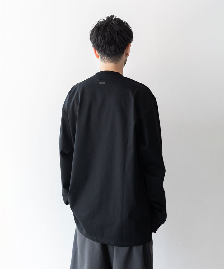 【stein】OVERSIZED LONG SLEEVE TEE - BLACK シュタイン 23AW sessionセッション福岡セレクトショップ 公式通販サイト