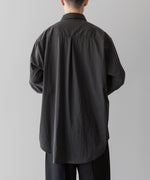 画像をギャラリービューアに読み込む, ssstein(シュタイン)の24AWコレクション WINDPROOF NYLON STANDARD SHIRT - GREY KHAKI 公式通販サイトsession福岡セレクトショップ
