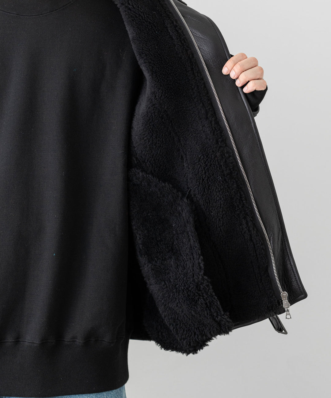 stein シュタイン 23AW MOUTON RACING JACKET - BLACK sessionセッション福岡セレクトショップ 公式通販サイト