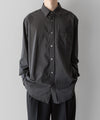 【ssstein】WINDPROOF NYLON STANDARD SHIRT - GREY KHAKI