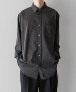 画像をギャラリービューアに読み込む, ssstein(シュタイン)の24AWコレクション WINDPROOF NYLON STANDARD SHIRT - GREY KHAKI 公式通販サイトsession福岡セレクトショップ
