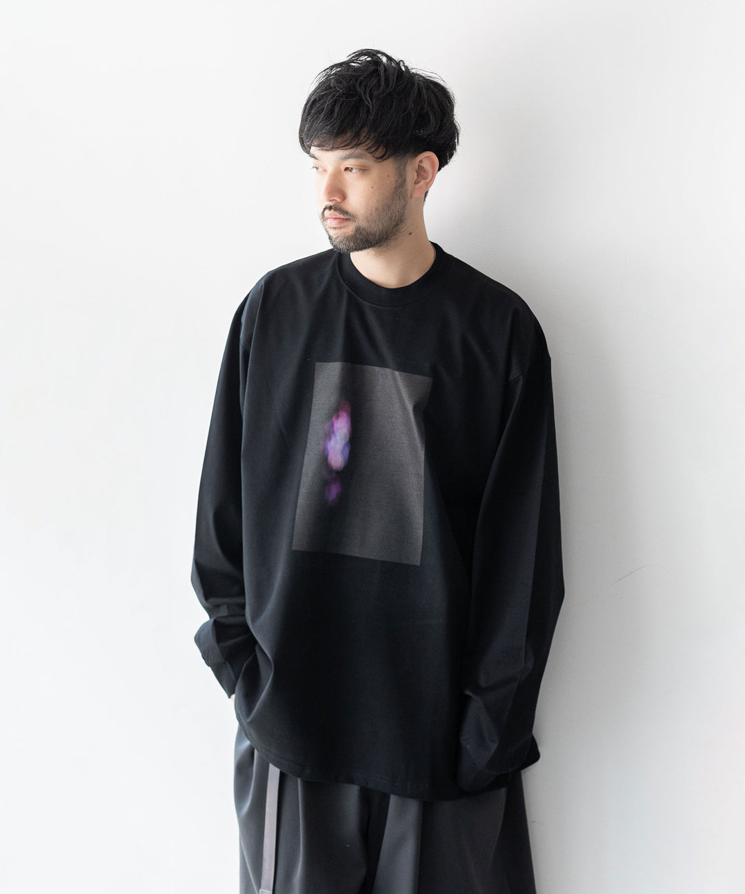 【stein】OVERSIZED LONG SLEEVE TEE - BLACK シュタイン 23AW sessionセッション福岡セレクトショップ 公式通販サイト