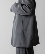 画像をギャラリービューアに読み込む, VEIN ヴェインのWO/VIS GABARDINE COLLARLESS JACKET - X.GRAYの公式通販サイトsession福岡セレクトショップ
