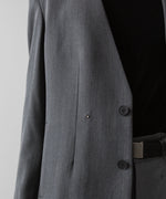 画像をギャラリービューアに読み込む, VEIN ヴェインのWO/VIS GABARDINE COLLARLESS JACKET - X.GRAYの公式通販サイトsession福岡セレクトショップ
