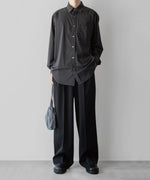 画像をギャラリービューアに読み込む, ssstein(シュタイン)の24AWコレクション WINDPROOF NYLON STANDARD SHIRT - GREY KHAKI 公式通販サイトsession福岡セレクトショップ
