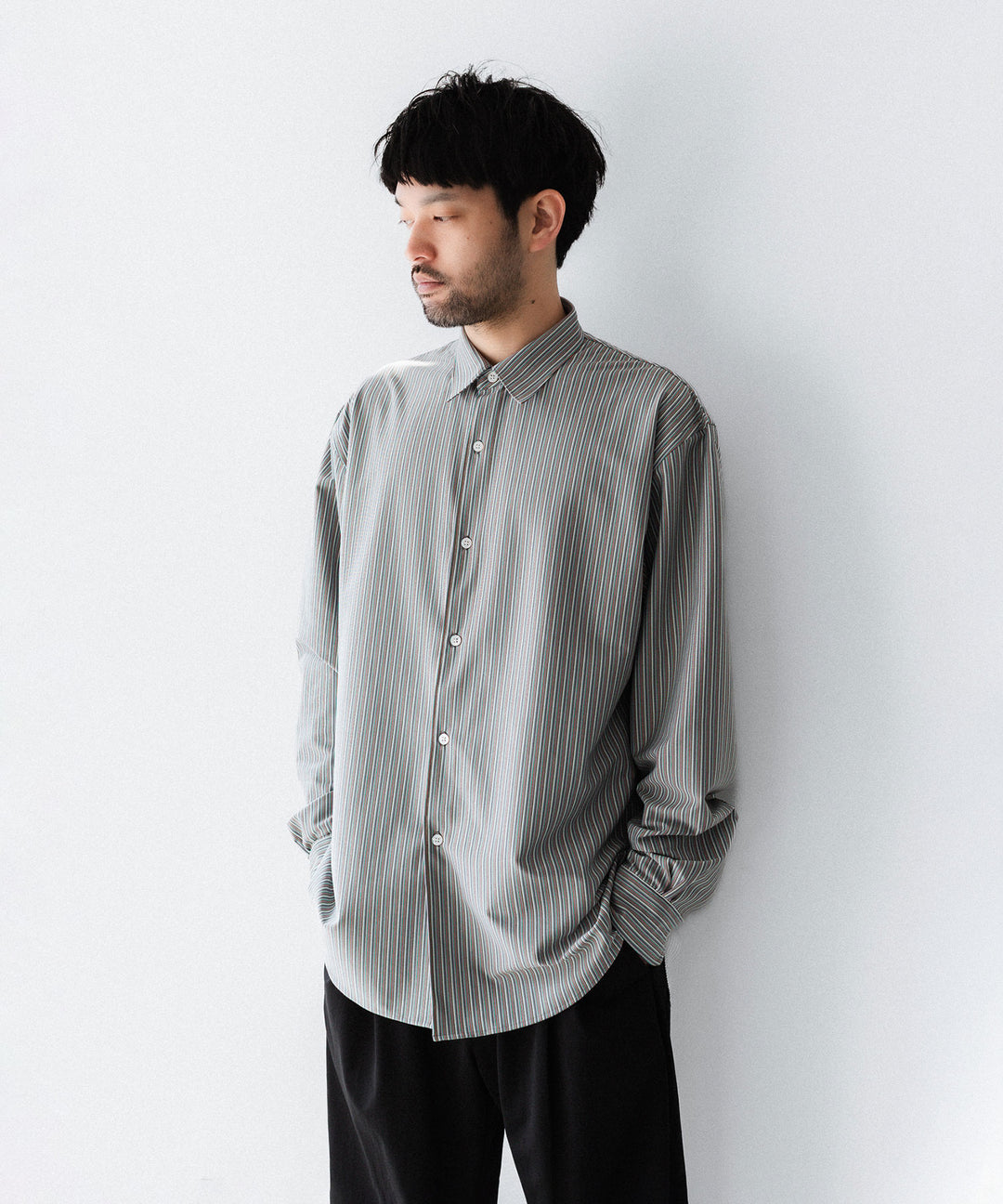 KANEMASA PHIL. カネマサフィルの46G STRIPE MODEST SHIRTのRAINBOW 公式通販サイトsession福岡セレクトショップ