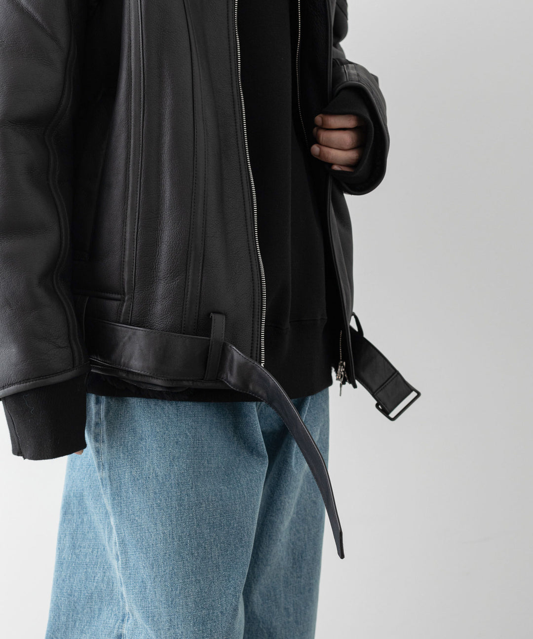 stein シュタイン 23AW MOUTON RACING JACKET - BLACK sessionセッション福岡セレクトショップ 公式通販サイト