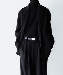 ssstein / シュタイン】WOOL/CASHMERE REVERSIBLE PEAK LAPEL JACKET