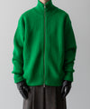 【ssstein】OVERSIZED DRIVERS KNIT ZIP JACKET - GREEN