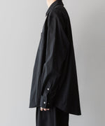 画像をギャラリービューアに読み込む, ssstein(シュタイン)の24AWコレクション WINDPROOF NYLON STANDARD SHIRT - BLACK 公式通販サイトsession福岡セレクトショップ
