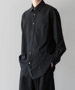 画像をギャラリービューアに読み込む, ssstein(シュタイン)の24AWコレクション WINDPROOF NYLON STANDARD SHIRT - BLACK 公式通販サイトsession福岡セレクトショップ
