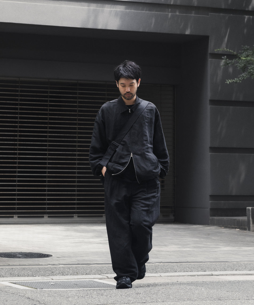 ssstein(シュタイン)のSILK LINEN TWILL LIGHT ZIP JACKET - BLACKの公式通販サイトsession福岡セレクトショップ
