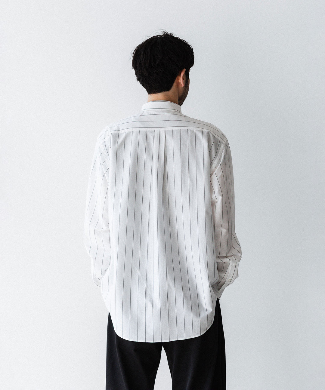 KANEMASA PHIL. カネマサフィルの46G STRIPE MODEST SHIRTのWHITE 公式通販サイトsession福岡セレクトショップ
