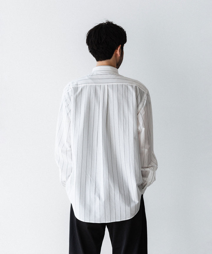 KANEMASA PHIL. カネマサフィルの46G STRIPE MODEST SHIRTのWHITE 公式通販サイトsession福岡セレクトショップ