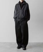 画像をギャラリービューアに読み込む, sage NATION セイジネーションのBOX PLEAT TROUSER - BLACKの公式通販サイトsession福岡セレクトショップ
