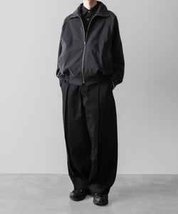 sage NATION セイジネーションのBOX PLEAT TROUSER - BLACKの公式通販サイトsession福岡セレクトショップ