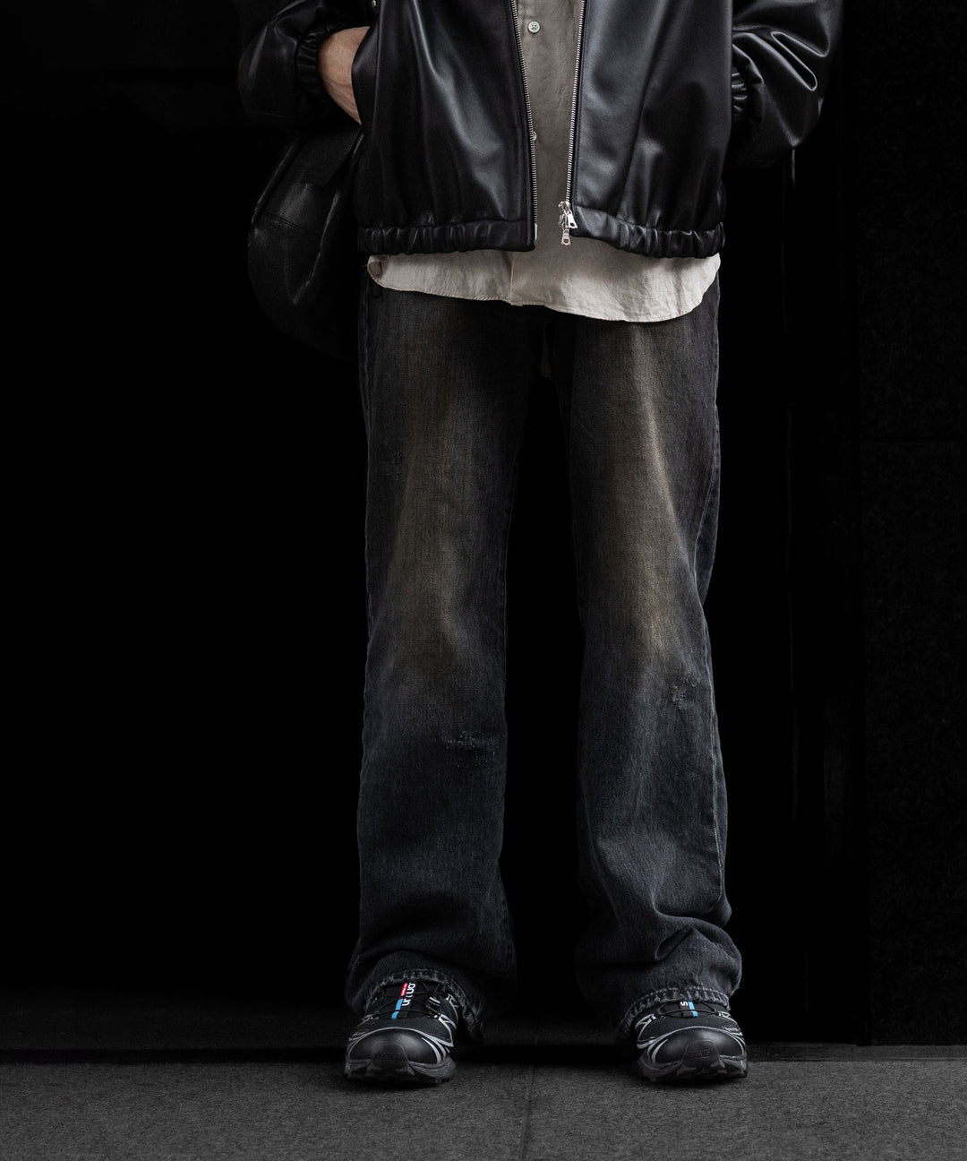 ssstein(シュタイン)のFLARE DENIM JEANS - BLACKの公式通販サイトsession福岡セレクトショップ