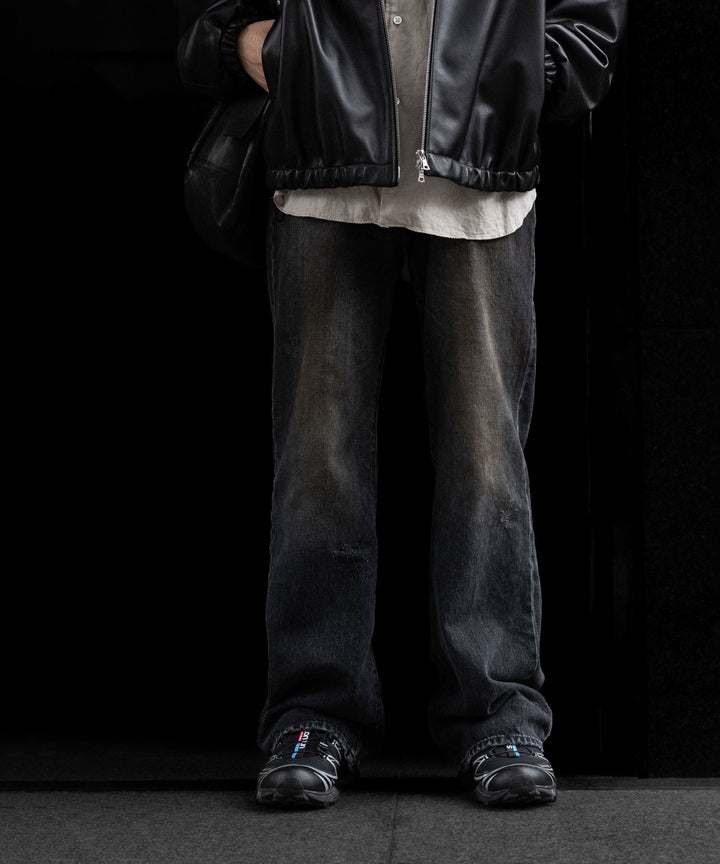 ssstein(シュタイン)のFLARE DENIM JEANS - BLACKの公式通販サイトsession福岡セレクトショップ