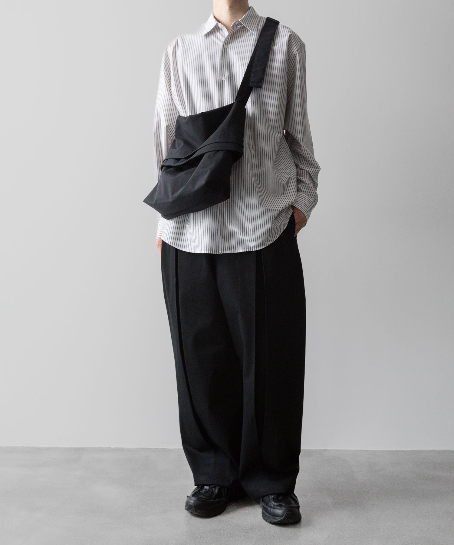 KANEMASA PHIL. カネマサフィルの46G MODEST STRIPE SHIRT - WHITE NAVYの公式通販サイトsession福岡セレクトショップ