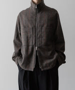 画像をギャラリービューアに読み込む, ssstein(シュタイン)の24AWコレクション DRIZZLER ZIP UP JACKET - GLEN CHECK 公式通販サイトsession福岡セレクトショップ
