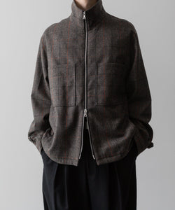 ssstein(シュタイン)の24AWコレクション DRIZZLER ZIP UP JACKET - GLEN CHECK 公式通販サイトsession福岡セレクトショップ