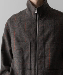 ssstein(シュタイン)の24AWコレクション DRIZZLER ZIP UP JACKET - GLEN CHECK 公式通販サイトsession福岡セレクトショップ