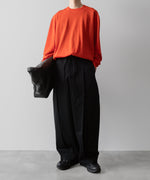 画像をギャラリービューアに読み込む, ssstein(シュタイン)の24AWコレクション WOOL SILK KNIT CREW NECK LS - ORANGE 公式通販サイトsession福岡セレクトショップ
