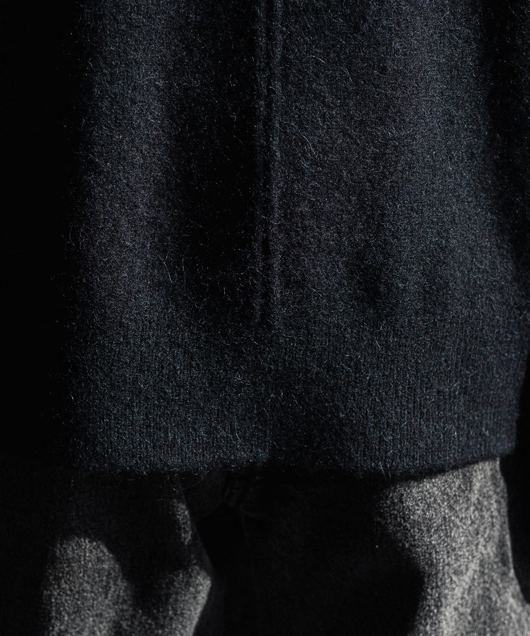 ssstein-シュタインのWOOL/ALPACA KNIT LOOSE TURTLE NECK POのBLACK公式通販サイトsession福岡セレクトショップ