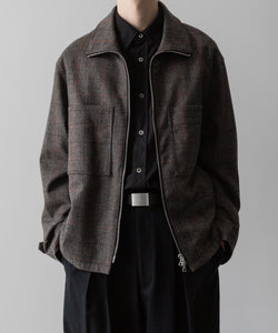 ssstein(シュタイン)の24AWコレクション DRIZZLER ZIP UP JACKET - GLEN CHECK 公式通販サイトsession福岡セレクトショップ