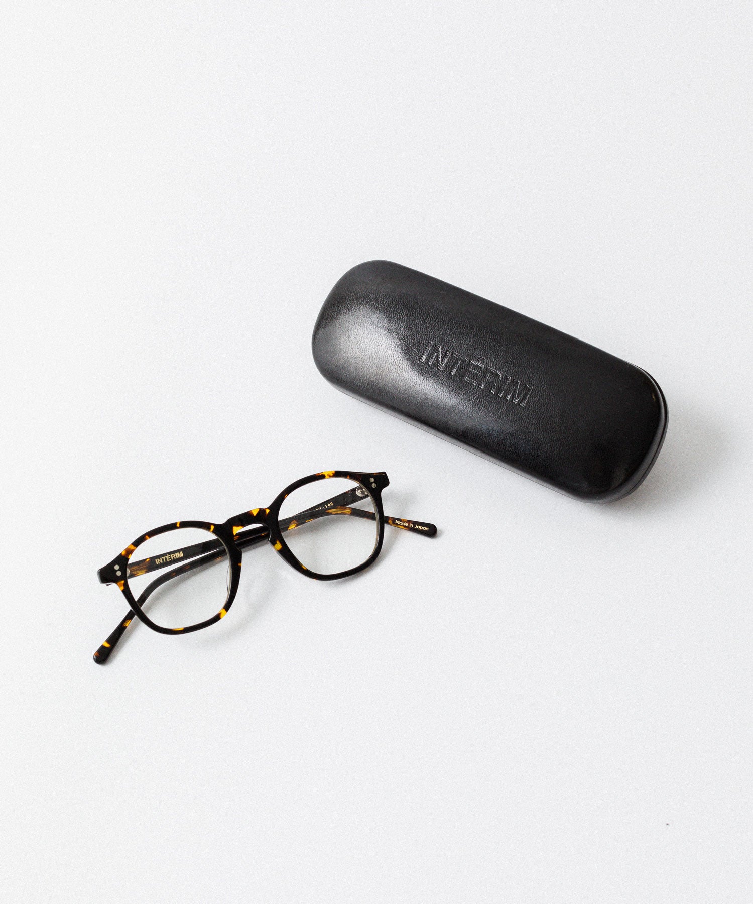 INTÉRIM インテリム FRAME FRANCE PARISIAN CLEAR GLASSESのBLACK 公式通販サイトsession福岡セレクトショップ