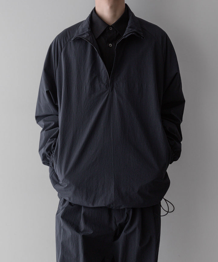 【stein】ssstein シュタインのWINDPROOF NYLON WIDE EASY TROUSERSのBLACK 公式通販サイトsession福岡セレクトショップ