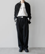 画像をギャラリービューアに読み込む, ssstein(シュタイン)の24AWコレクション WINDPROOF NYLON STANDARD SHIRT - BLACK 公式通販サイトsession福岡セレクトショップ
