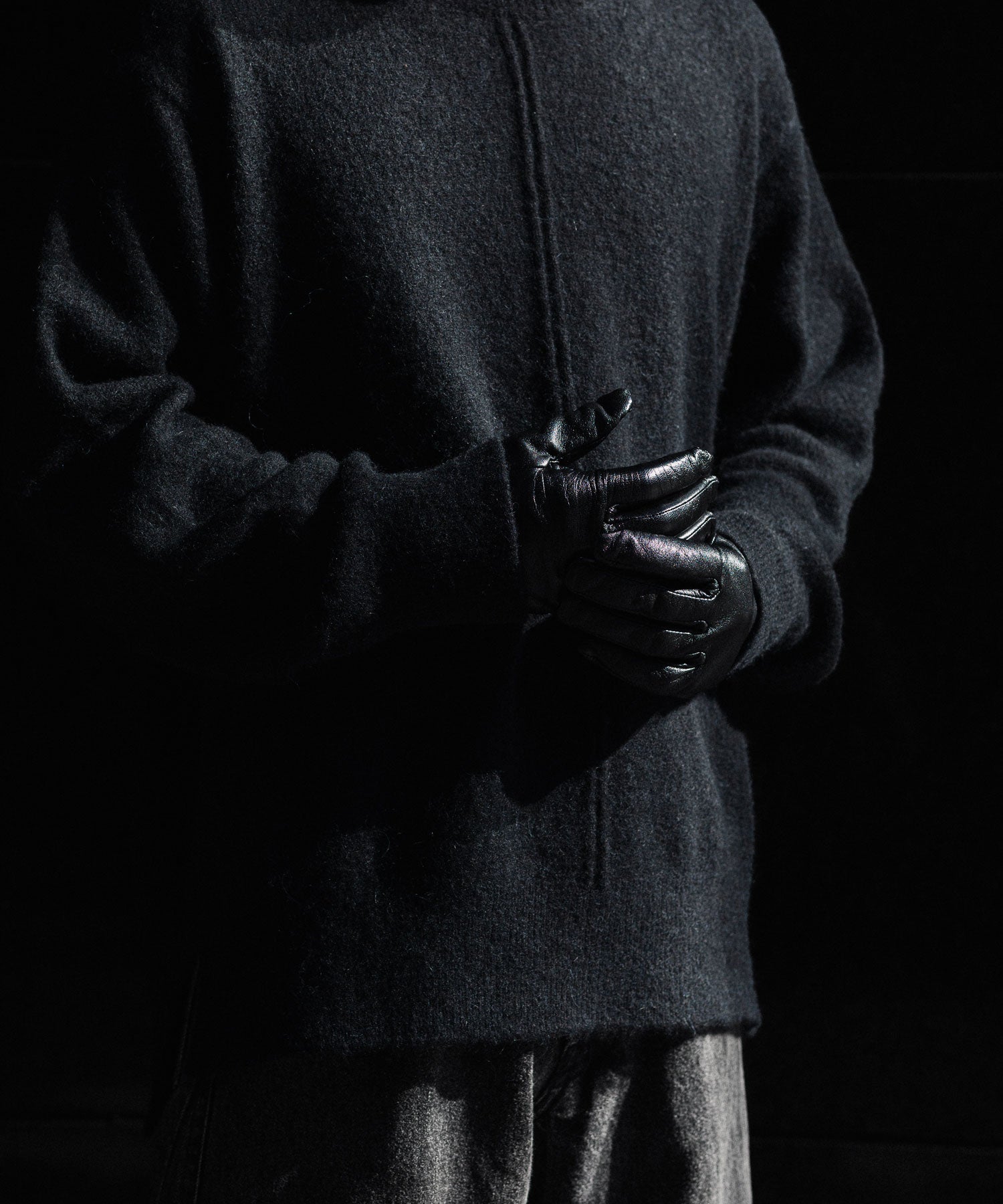 ssstein-シュタインのWOOL/ALPACA KNIT LOOSE TURTLE NECK POのBLACK公式通販サイトsession福岡セレクトショップ