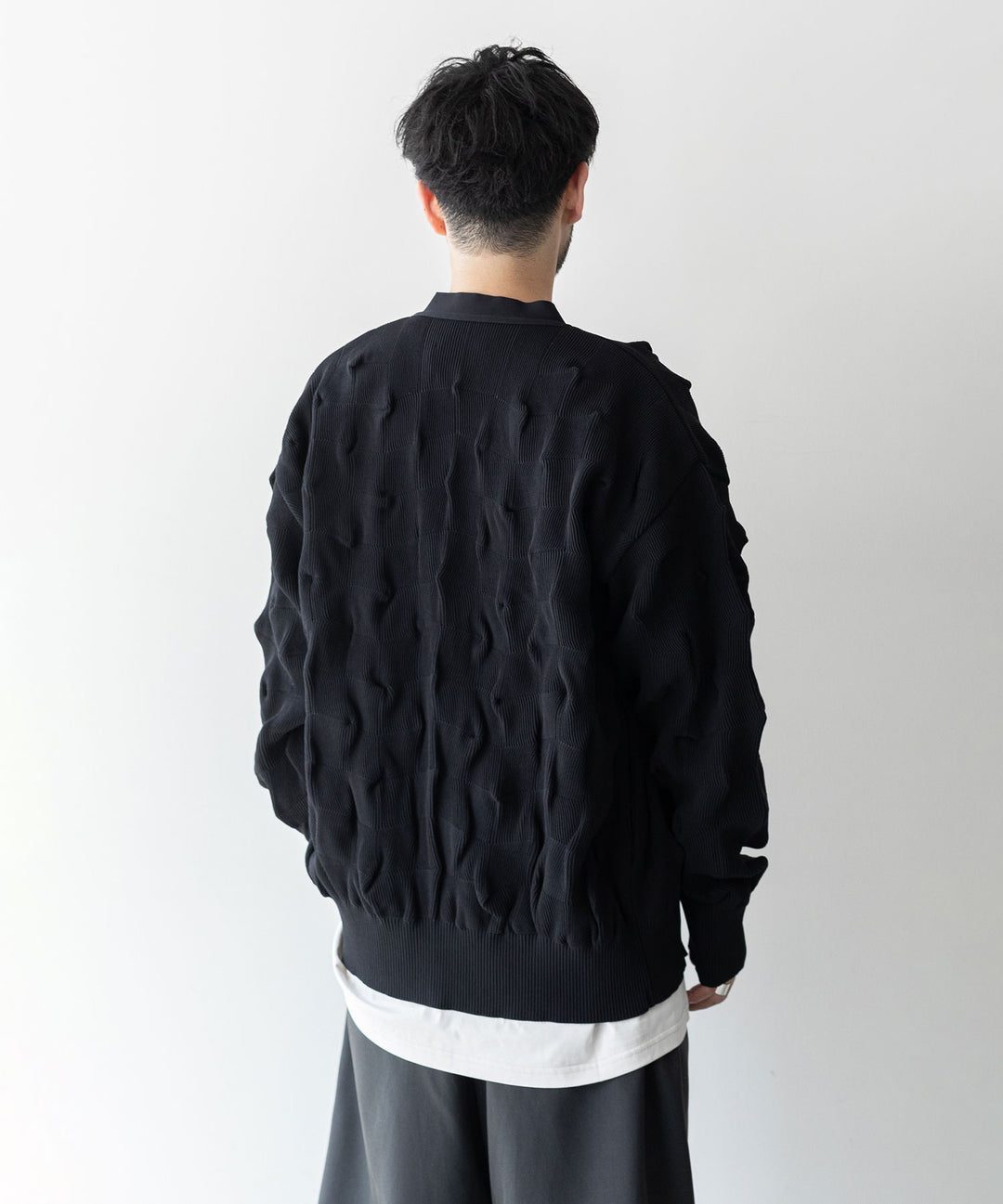 【stein】BUMPY PATTERNED KNIT CARDIGAN シュタイン23aw sessionセッション福岡セレクトショップ 公式通販サイト 
