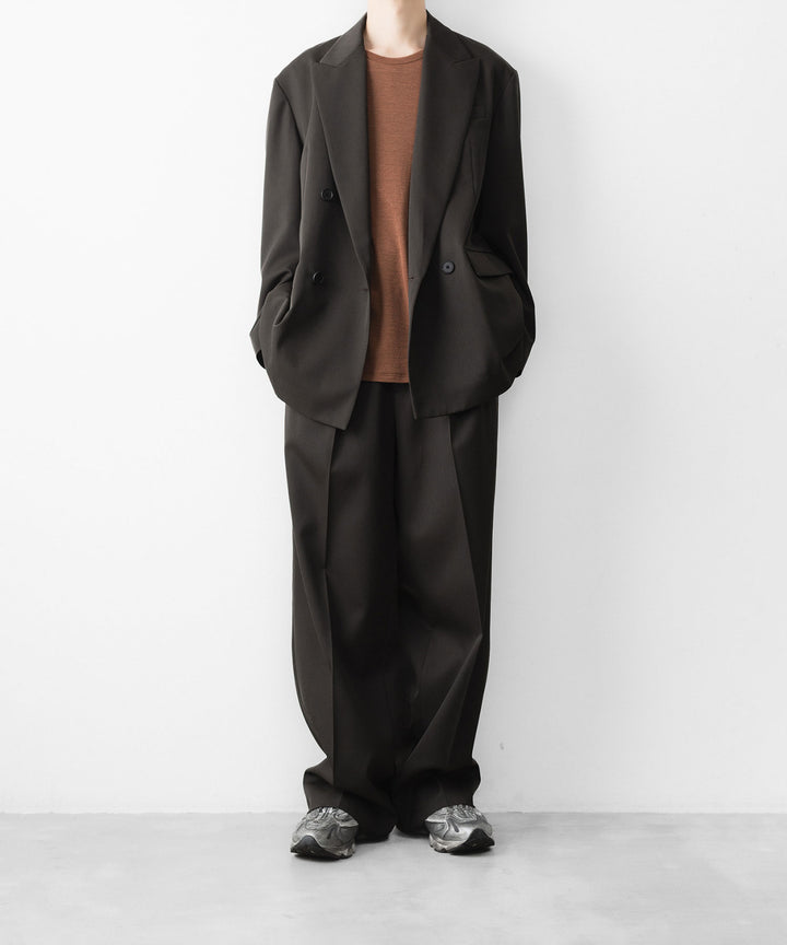 KANEMASA PHIL. カネマサフィルの18G WOOL PACK TEEのBROWN 公式通販サイトsession福岡セレクトショップ