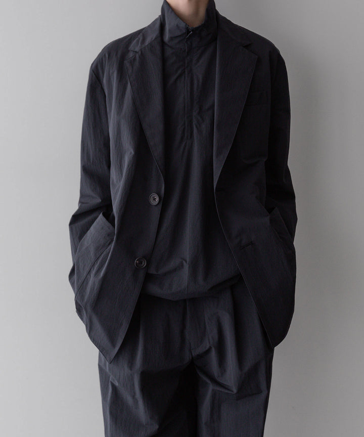 【stein】ssstein シュタインのWINDPROOF NYLON HALF ZIP PULLOVERのBLACK 公式通販サイトsession福岡セレクトショップ