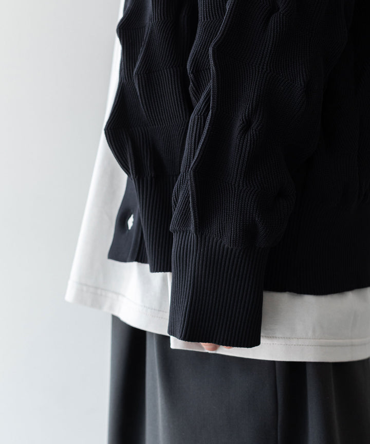 【stein】BUMPY PATTERNED KNIT CARDIGAN シュタイン23aw sessionセッション福岡セレクトショップ 公式通販サイト 