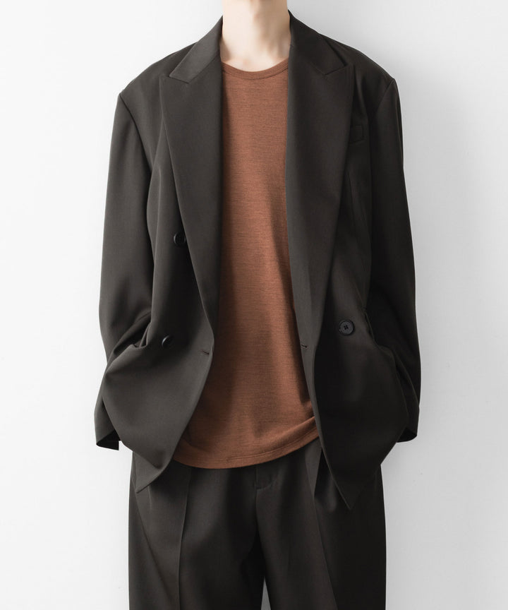 KANEMASA PHIL. カネマサフィルの18G WOOL PACK TEEのBROWN 公式通販サイトsession福岡セレクトショップ