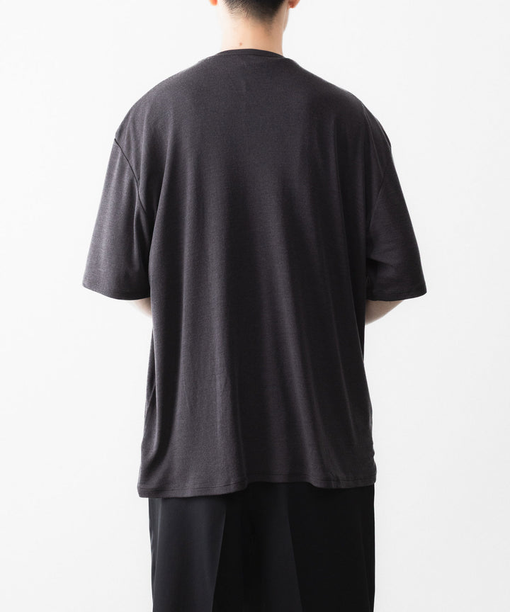 KANEMASA PHIL. カネマサフィルの18G WOOL PACK TEEのCHARCOAL 公式通販サイトsession福岡セレクトショップ