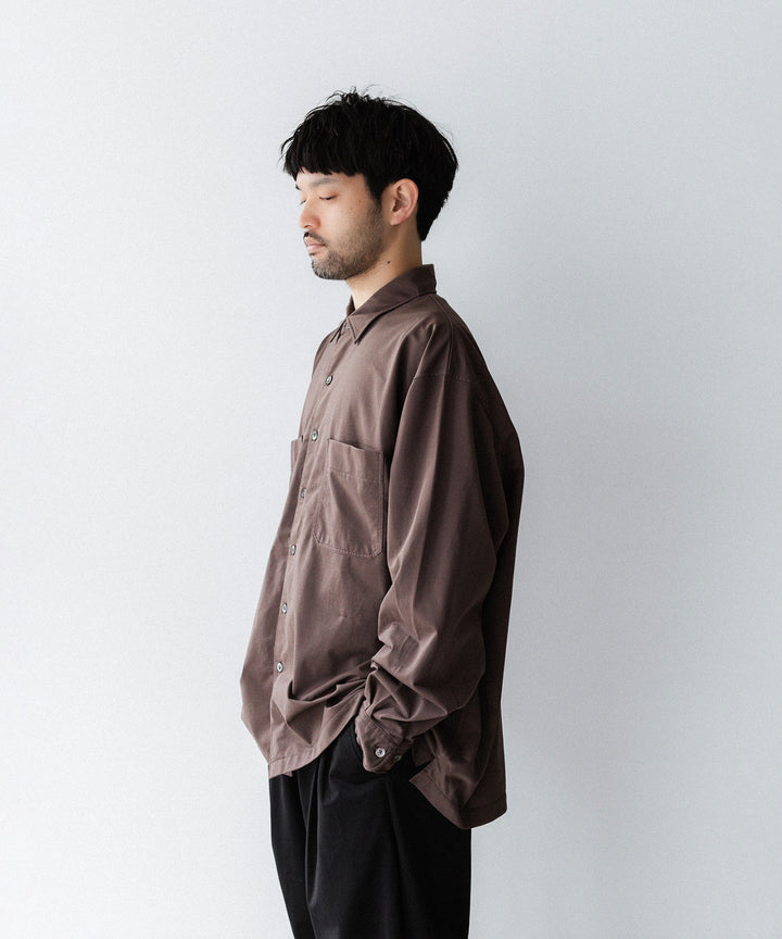 KANEMASA PHIL. カネマサフィルの36G NYLON BALISE SHIRTのBROWN DYE 公式通販サイトsession福岡セレクトショップ