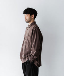 KANEMASA PHIL.】36G NYLON BALISE SHIRT - BROWN DYE | 公式通販