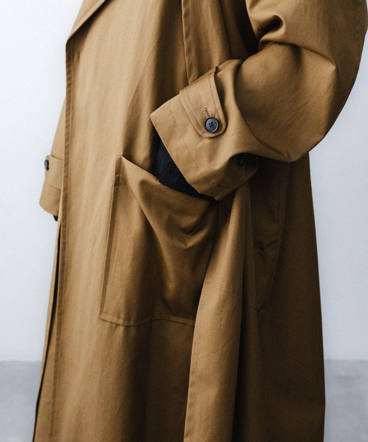 ANTHEM A-アンセムエーのLAYERED WATERPROOF COTTON OVER COATのGOLDEN BROWN公式通販サイトsession福岡セレクトショップ
