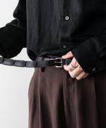 画像をギャラリービューアに読み込む, UJOH - ウジョーのLEATHER CHAIN BELTのBLACK公式通販サイトsession福岡セレクトショップ
