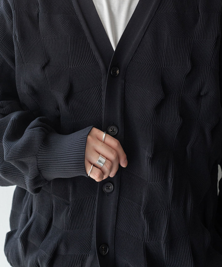 【stein】BUMPY PATTERNED KNIT CARDIGAN シュタイン23aw sessionセッション福岡セレクトショップ 公式通販サイト 