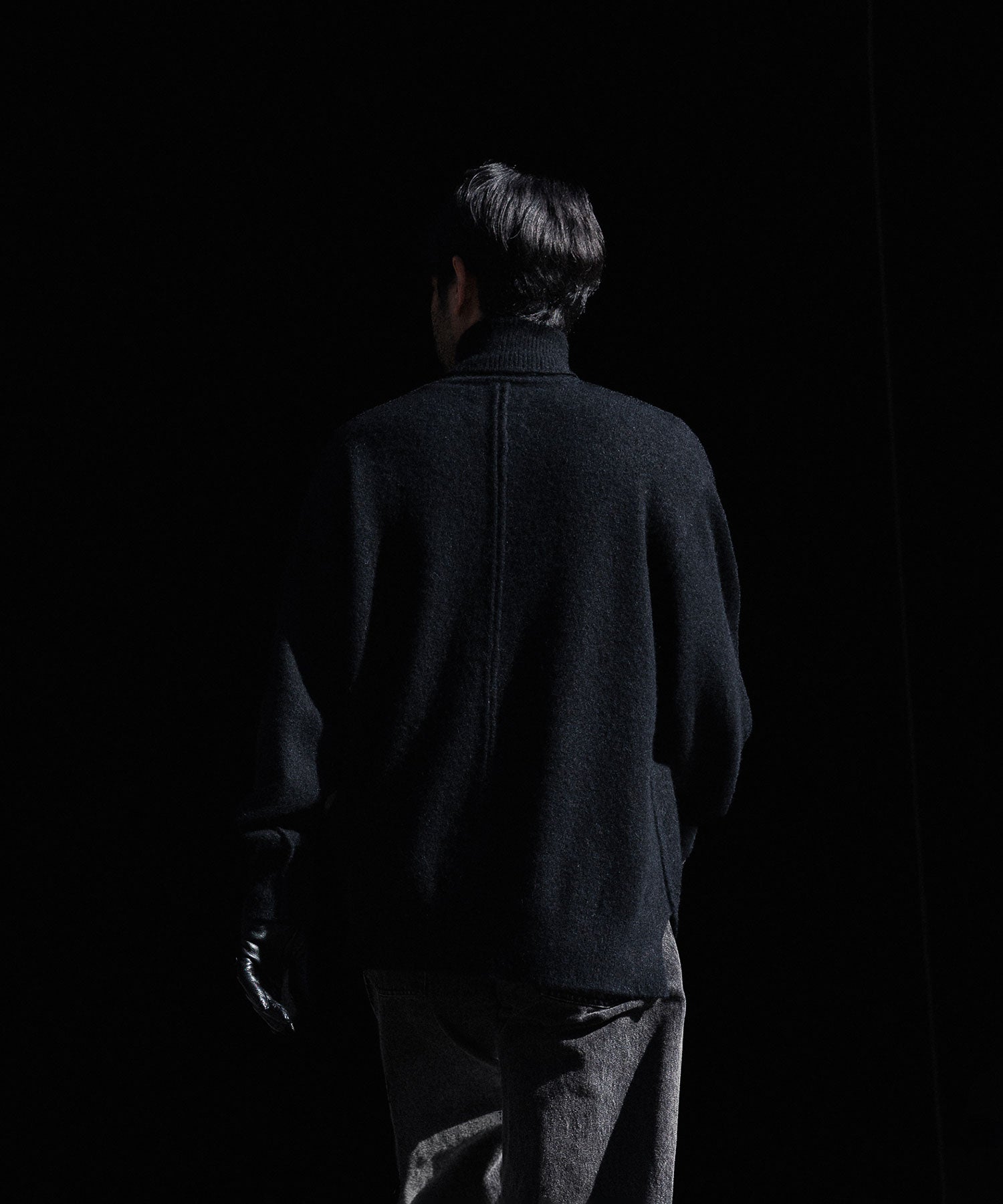 ssstein-シュタインのWOOL/ALPACA KNIT LOOSE TURTLE NECK POのBLACK公式通販サイトsession福岡セレクトショップ