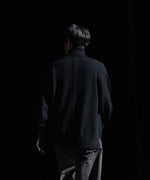 画像をギャラリービューアに読み込む, ssstein-シュタインのWOOL/ALPACA KNIT LOOSE TURTLE NECK POのBLACK公式通販サイトsession福岡セレクトショップ
