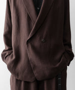 画像をギャラリービューアに読み込む, UJOH - ウジョーのPEAKED LAPEL COLLAR SHIRT JKTのCHOCOLATE公式通販サイトsession福岡セレクトショップ
