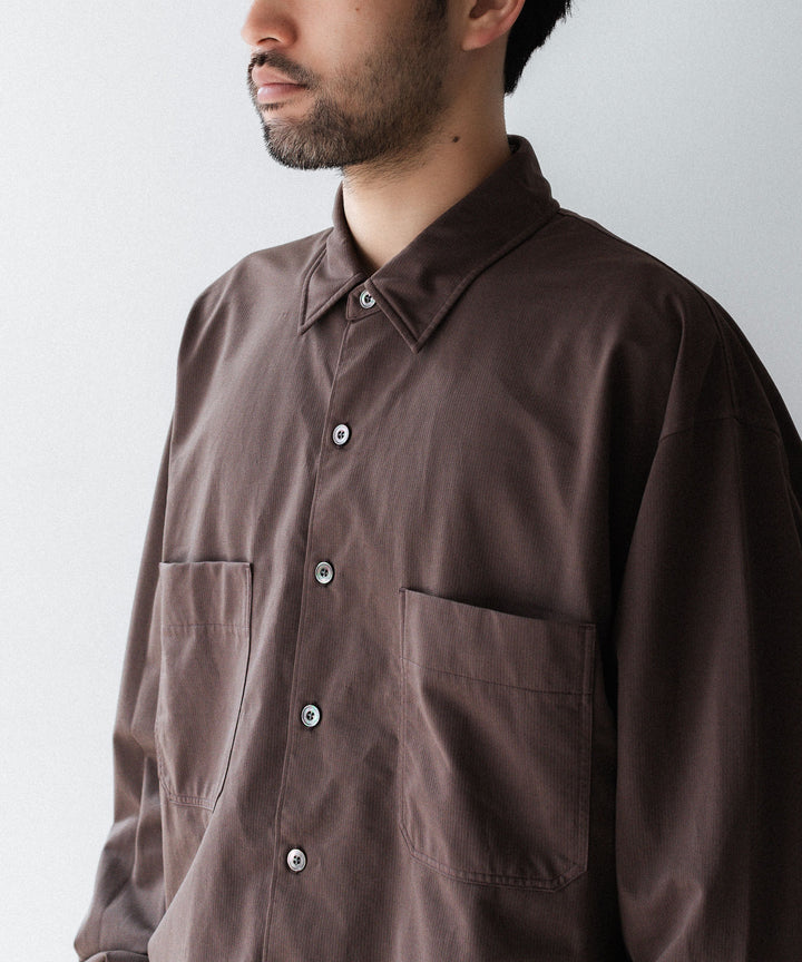KANEMASA PHIL. カネマサフィルの36G NYLON BALISE SHIRTのBROWN DYE 公式通販サイトsession福岡セレクトショップ