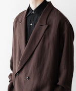 画像をギャラリービューアに読み込む, UJOH - ウジョーのPEAKED LAPEL COLLAR SHIRT JKTのCHOCOLATE公式通販サイトsession福岡セレクトショップ
